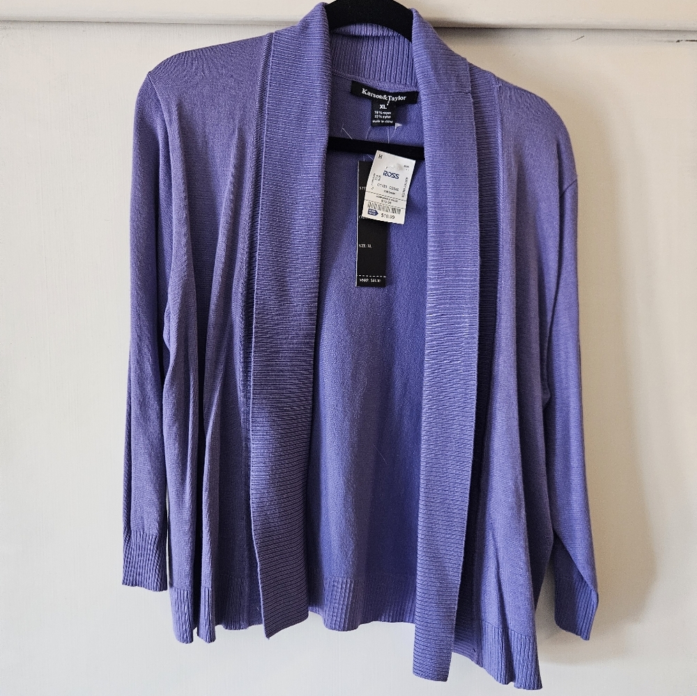 Women's Purple Cardigan